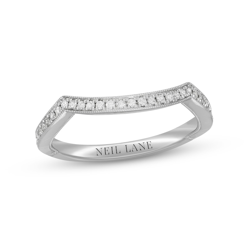 Main Image 1 of Neil Lane Diamond Wedding Band 1/5 ct tw Round-cut 14K White Gold