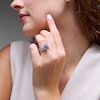 Thumbnail Image 4 of Neil Lane Pear Shaped-cut Tanzanite Bridal Set 1 ct tw Diamonds 14K White Gold