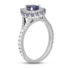 Thumbnail Image 2 of Neil Lane Tanzanite & Diamond Engagement Ring 5/8 ct tw Round-cut 14K White Gold
