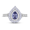 Thumbnail Image 3 of Neil Lane Tanzanite & Diamond Engagement Ring 5/8 ct tw Round-cut 14K White Gold