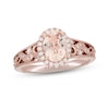 Thumbnail Image 0 of Neil Lane Morganite & Diamond Engagement Ring 1/3 ct tw Round-cut 14K Rose Gold