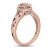Thumbnail Image 1 of Neil Lane Morganite & Diamond Engagement Ring 1/3 ct tw Round-cut 14K Rose Gold