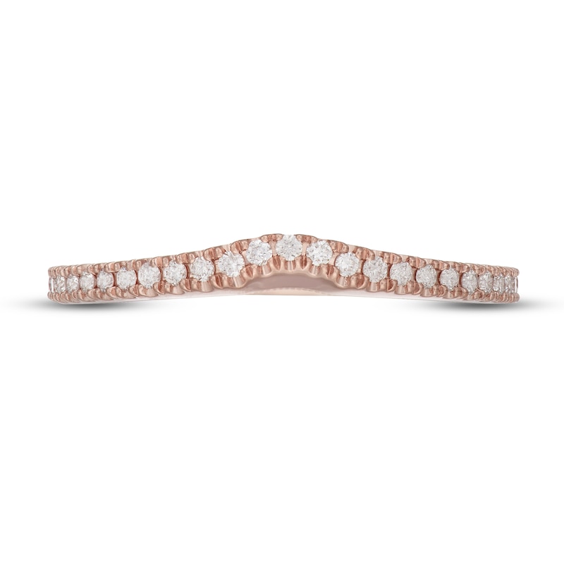 Main Image 10 of Neil Lane Diamond Wedding Band 1/5 ct tw Round-cut 14K Rose Gold