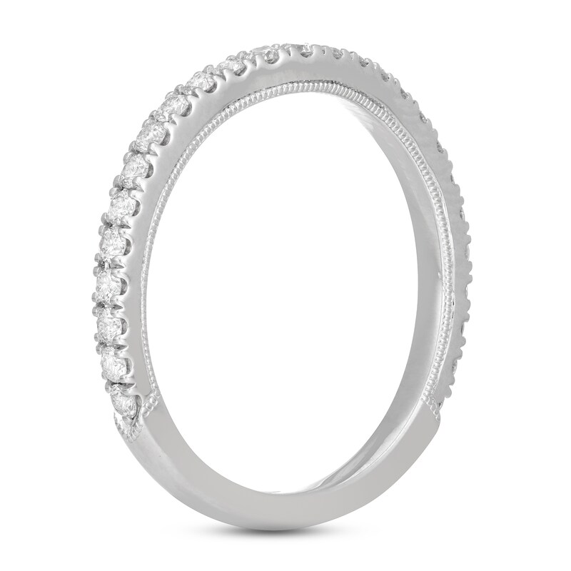 Main Image 2 of Neil Lane Diamond Wedding Band 3/8 ct tw Round-cut 14K White Gold