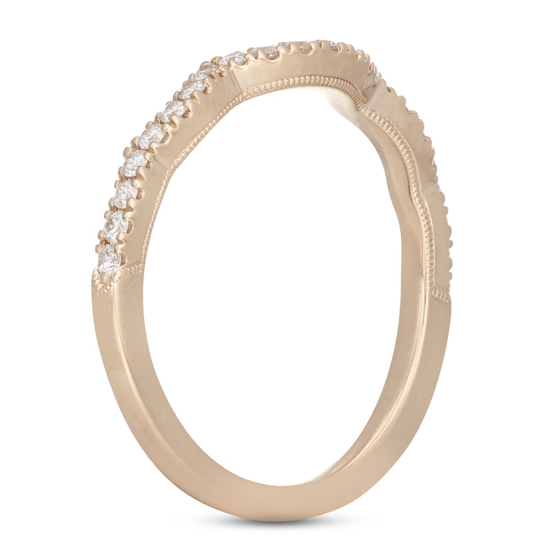 Main Image 8 of Neil Lane Diamond Wedding Band 1/4 ct tw Round-cut 14K Yellow Gold