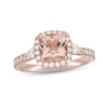 Thumbnail Image 0 of Neil Lane Morganite & Diamond Engagement Ring 3/4 ct tw Cushion, Pear & Round-cut 14K Rose Gold