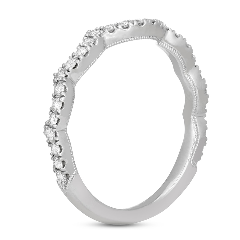 Main Image 8 of Neil Lane Diamond Wedding Band 1/3 ct tw Round-cut 14K White Gold