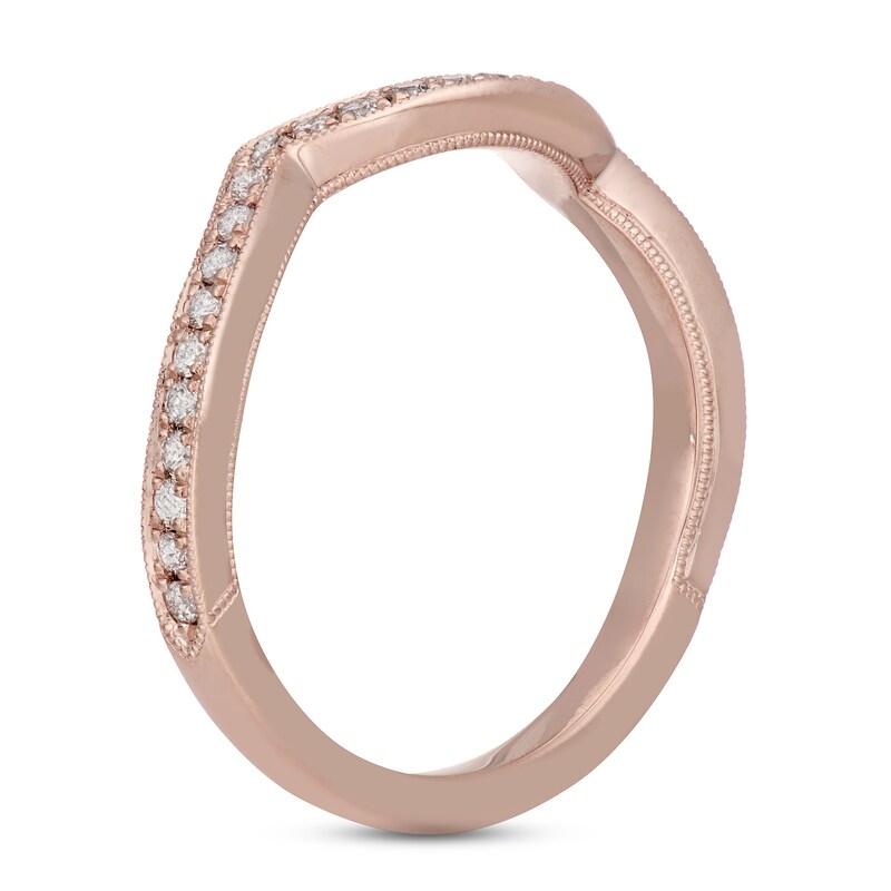 Neil Lane Diamond Wedding Band 1/4 ct tw Round-cut 14K Rose Gold