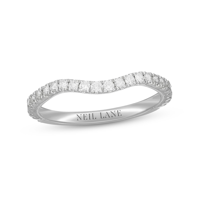 Main Image 6 of Neil Lane Diamond Wedding Band 3/8 ct tw Round-cut 14K White Gold