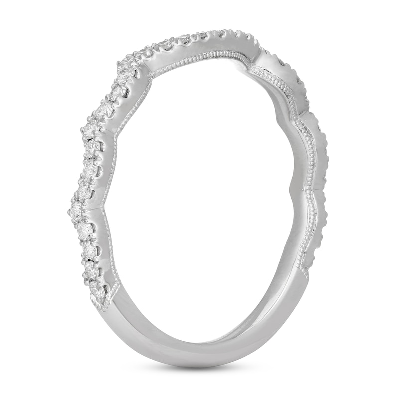 Main Image 2 of Neil Lane Diamond Wedding Band 1/4 ct tw Round-cut 14K White Gold