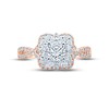 Thumbnail Image 4 of Monique Lhuillier Bliss Diamond Engagement Ring 1-3/8 ct tw Round & Marquise-cut 18K Two-Tone Gold