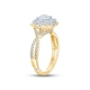 Thumbnail Image 2 of Monique Lhuillier Bliss Diamond Engagement Ring 1-3/8 ct tw Round & Marquise-cut 18K Two-Tone Gold