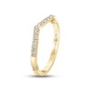 Thumbnail Image 1 of Monique Lhuillier Bliss Diamond Wedding Band 1/5 ct tw Round-cut 18K Yellow Gold