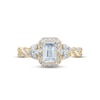 Thumbnail Image 4 of Monique Lhuillier Bliss Diamond Engagement Ring 1-3/8 ct tw Emerald, Round & Marquise-cut 18K Yellow Gold