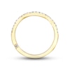 Thumbnail Image 3 of Monique Lhuillier Bliss Diamond Wedding Band 1/5 ct tw Round-cut 18K Yellow Gold