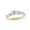 Thumbnail Image 1 of Monique Lhuillier Bliss Diamond Engagement Ring 1-1/8 ct tw Round & Marquise-cut 18K Two-Tone Gold