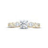 Thumbnail Image 4 of Monique Lhuillier Bliss Diamond Engagement Ring 1-1/8 ct tw Round & Marquise-cut 18K Two-Tone Gold