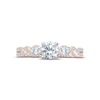 Thumbnail Image 4 of Monique Lhuillier Bliss Diamond Engagement Ring 1-1/8 ct tw Round & Marquise-cut 18K Two-Tone Gold