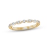 Thumbnail Image 1 of Monique Lhuillier Bliss Diamond Wedding Band 1/4 ct tw Round-cut 18K Yellow Gold