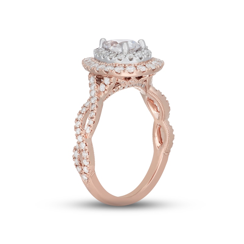 Neil Lane Diamond Engagement Ring 1-1/2 ct tw 14K Two-Tone Gold | Kay