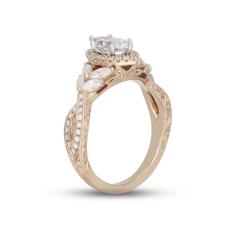 Main Image 5 of Neil Lane Diamond Engagement Ring 1-3/8 ct tw 14K Yellow Gold