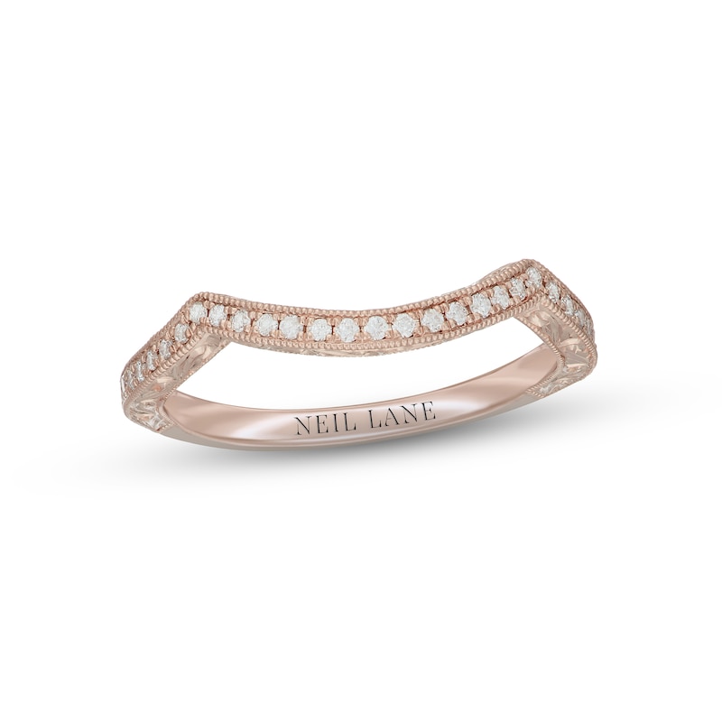 Neil Lane Diamond Wedding Band 1/8 ct tw 14K Rose Gold