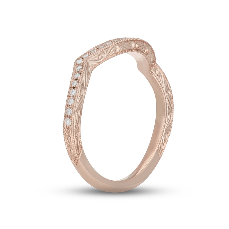 Main Image 8 of Neil Lane Diamond Wedding Band 1/8 ct tw 14K Rose Gold
