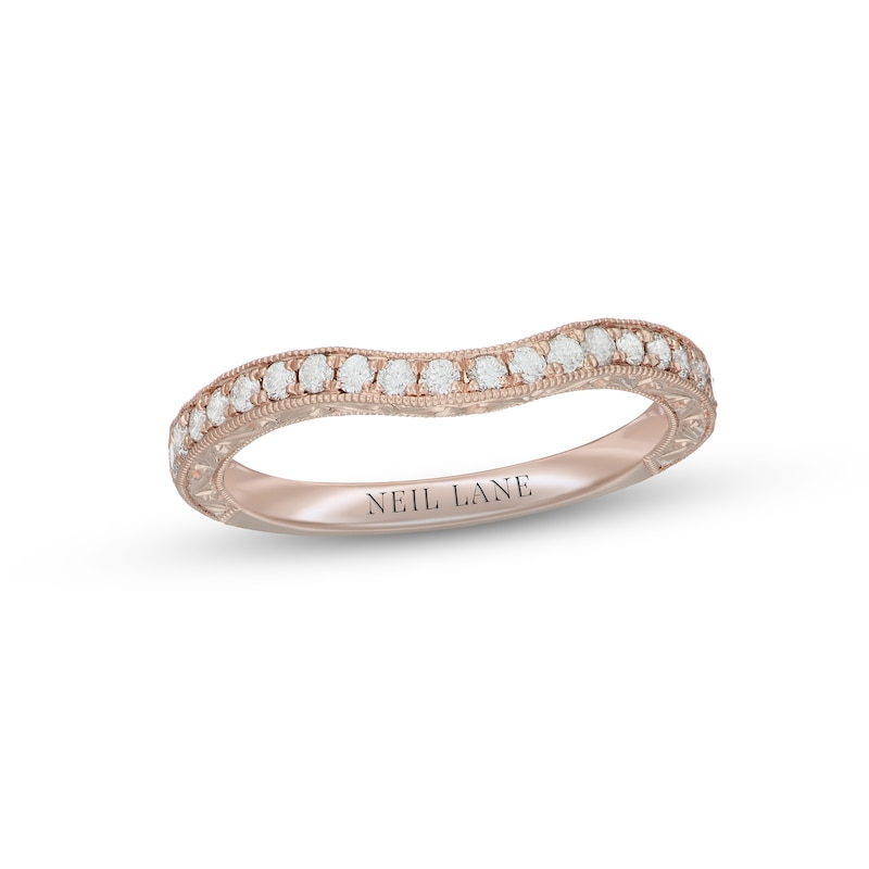 Neil Lane Diamond Wedding Band 1/3 ct tw 14K Rose Gold