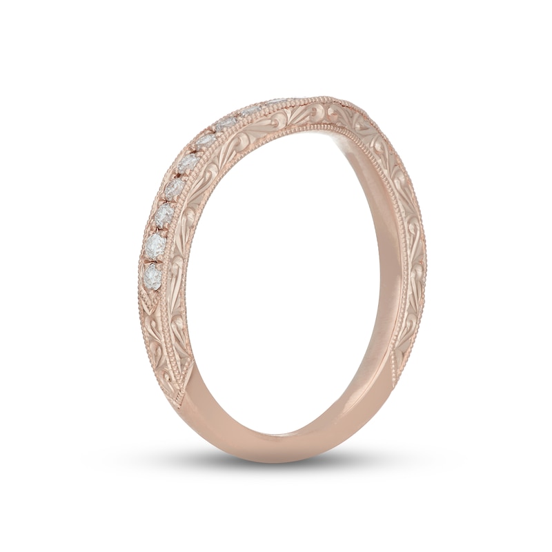 Main Image 2 of Neil Lane Diamond Wedding Band 1/3 ct tw 14K Rose Gold