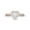 Thumbnail Image 3 of Neil Lane Diamond Engagement Ring 3/4 ct tw Heart & Round-cut 14K Two-Tone Gold