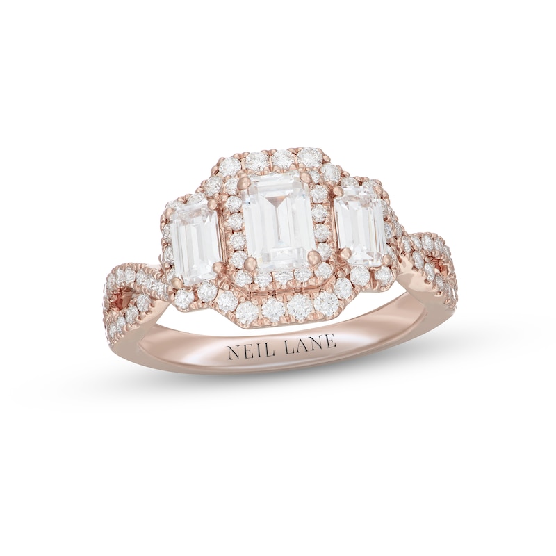 Main Image 1 of Neil Lane Diamond Engagement Ring 1-1/2 ct tw 14K Rose Gold