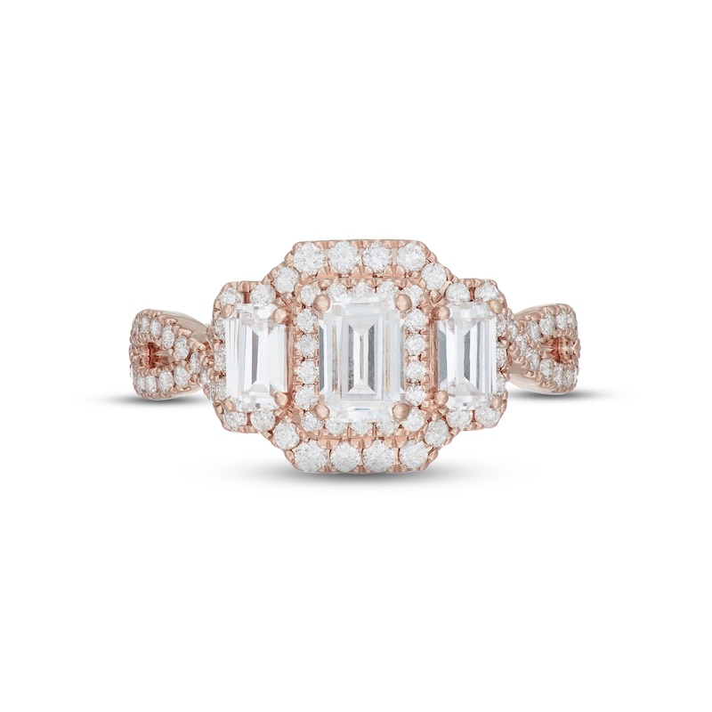 Main Image 3 of Neil Lane Diamond Engagement Ring 1-1/2 ct tw 14K Rose Gold