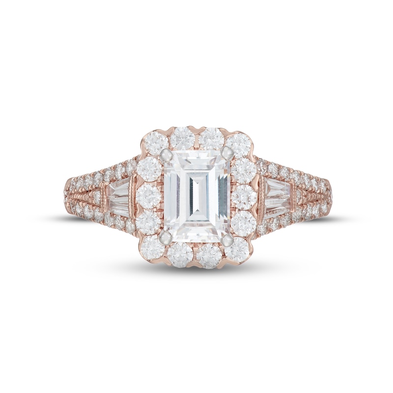 Neil Lane Diamond Engagement Ring 1-7/8 ct tw 14K Rose Gold | Kay