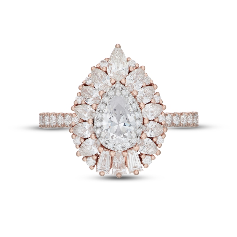 Main Image 2 of Neil Lane Diamond Engagement Ring 1-7/8 ct tw 14K Two-Tone Gold