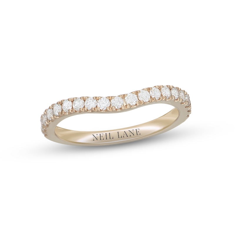 Main Image 1 of Neil Lane Diamond Wedding Band 1/2 ct tw Round-cut 14K Yellow Gold