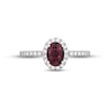 Thumbnail Image 3 of Neil Lane Diamond & Pink Tourmaline Engagement Ring 1/2 ct tw 14K White Gold
