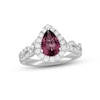 Thumbnail Image 1 of Neil Lane Pink Tourmaline & Diamond Engagement Ring 3/4 ct tw 14K White Gold
