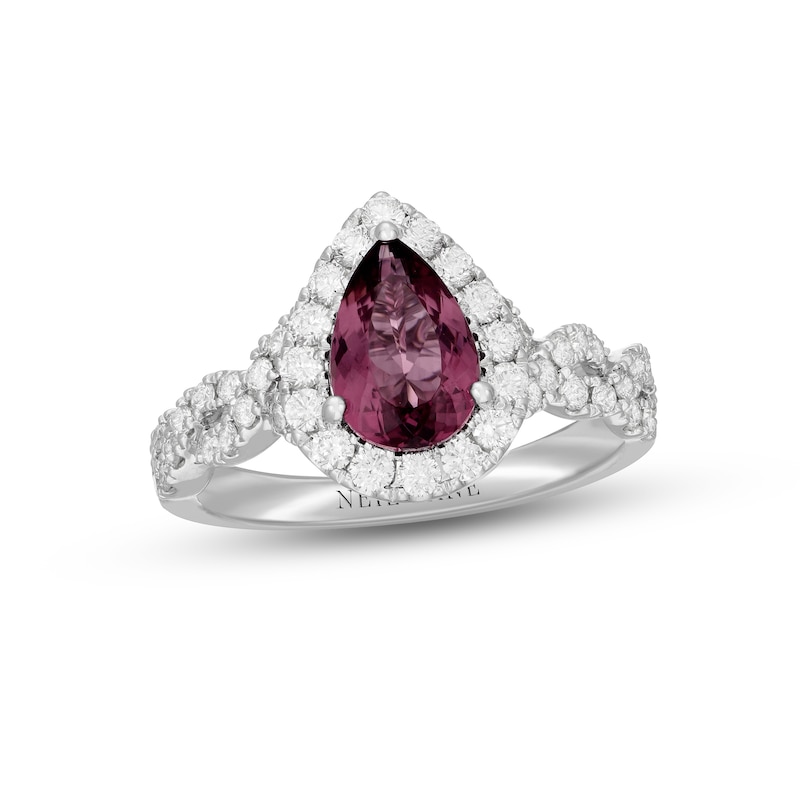 Main Image 1 of Neil Lane Pink Tourmaline & Diamond Engagement Ring 3/4 ct tw 14K White Gold