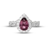 Thumbnail Image 3 of Neil Lane Pink Tourmaline & Diamond Engagement Ring 3/4 ct tw 14K White Gold