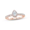 Thumbnail Image 0 of Monique Lhuillier Bliss Diamond Engagement Ring 7/8 ct tw Pear & Round-cut 18K Rose Gold