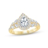 Thumbnail Image 1 of Monique Lhuillier Bliss Diamond Engagement Ring 1-1/4 ct tw Pear, Round & Marquise-cut 18K Two-Tone Gold