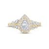 Thumbnail Image 2 of Monique Lhuillier Bliss Diamond Engagement Ring 1-1/4 ct tw Pear, Round & Marquise-cut 18K Two-Tone Gold