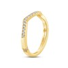 Thumbnail Image 1 of Monique Lhuillier Bliss Diamond Wedding Band 1/5 ct tw Round-cut 18K Yellow Gold