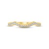Thumbnail Image 2 of Monique Lhuillier Bliss Diamond Wedding Band 1/5 ct tw Round-cut 18K Yellow Gold