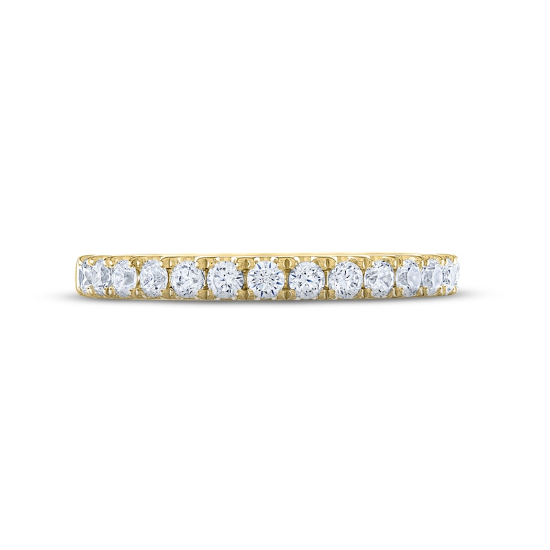 Main Image 3 of THE LEO Legacy Lab-Grown Diamond Wedding Band 1/2 ct tw 14K Yellow Gold