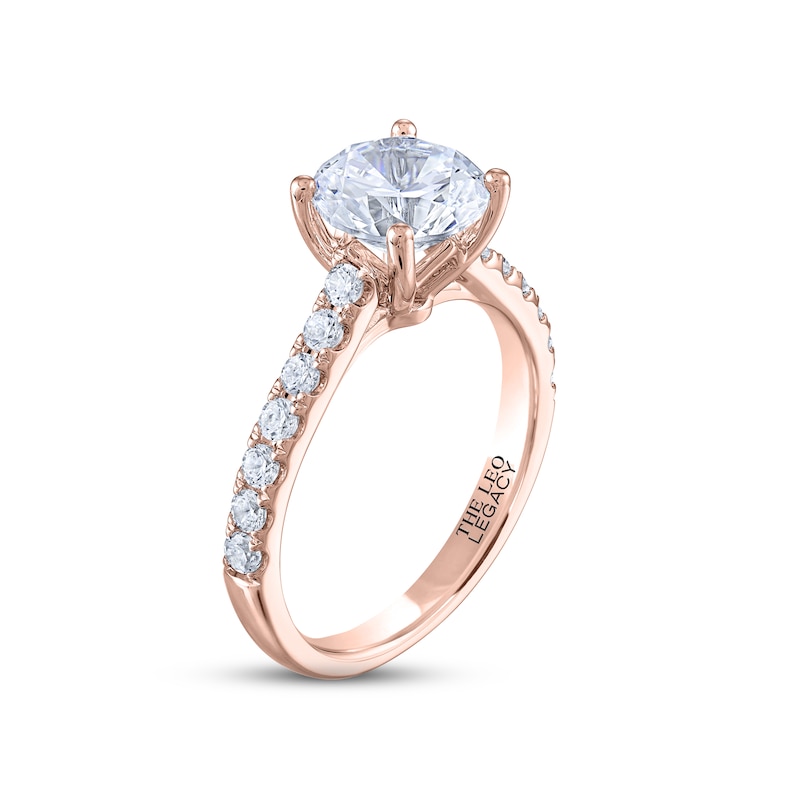Main Image 2 of THE LEO Legacy Lab-Grown Diamond Engagement Ring 2-3/8 ct tw 14K Rose Gold