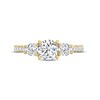 THE LEO Legacy Lab-Created Diamond Three-Stone Engagement Ring 1-1/2 ct tw 14K Yellow Gold