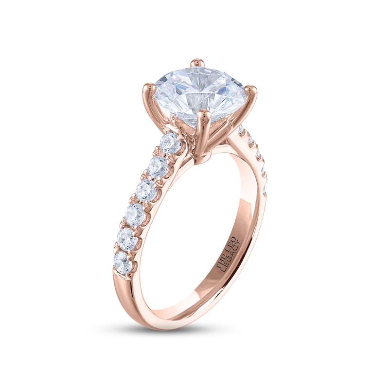 Main Image 2 of THE LEO Legacy Lab-Grown Diamond Engagement Ring 3-1/2 ct tw 14K Rose Gold