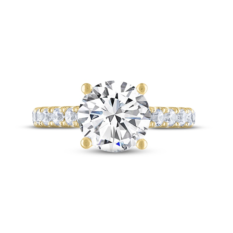 Main Image 3 of THE LEO Legacy Lab-Grown Diamond Engagement Ring 3-1/2 ct tw 14K Yellow Gold