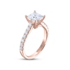 THE LEO Legacy Lab-Created Diamond Princess-Cut Engagement Ring 1-7/8 ct tw 14K Rose Gold
